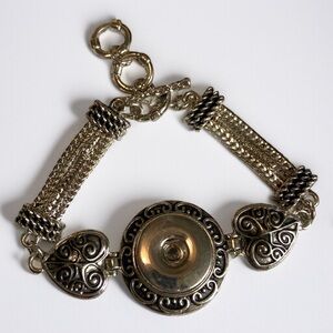 🍭5 for $20🍭 Silver Mix It Charm Bracelet CC